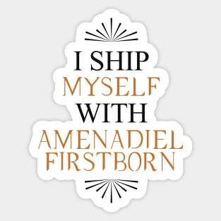 I ship myself with Amenadiel Firstborn Sticker